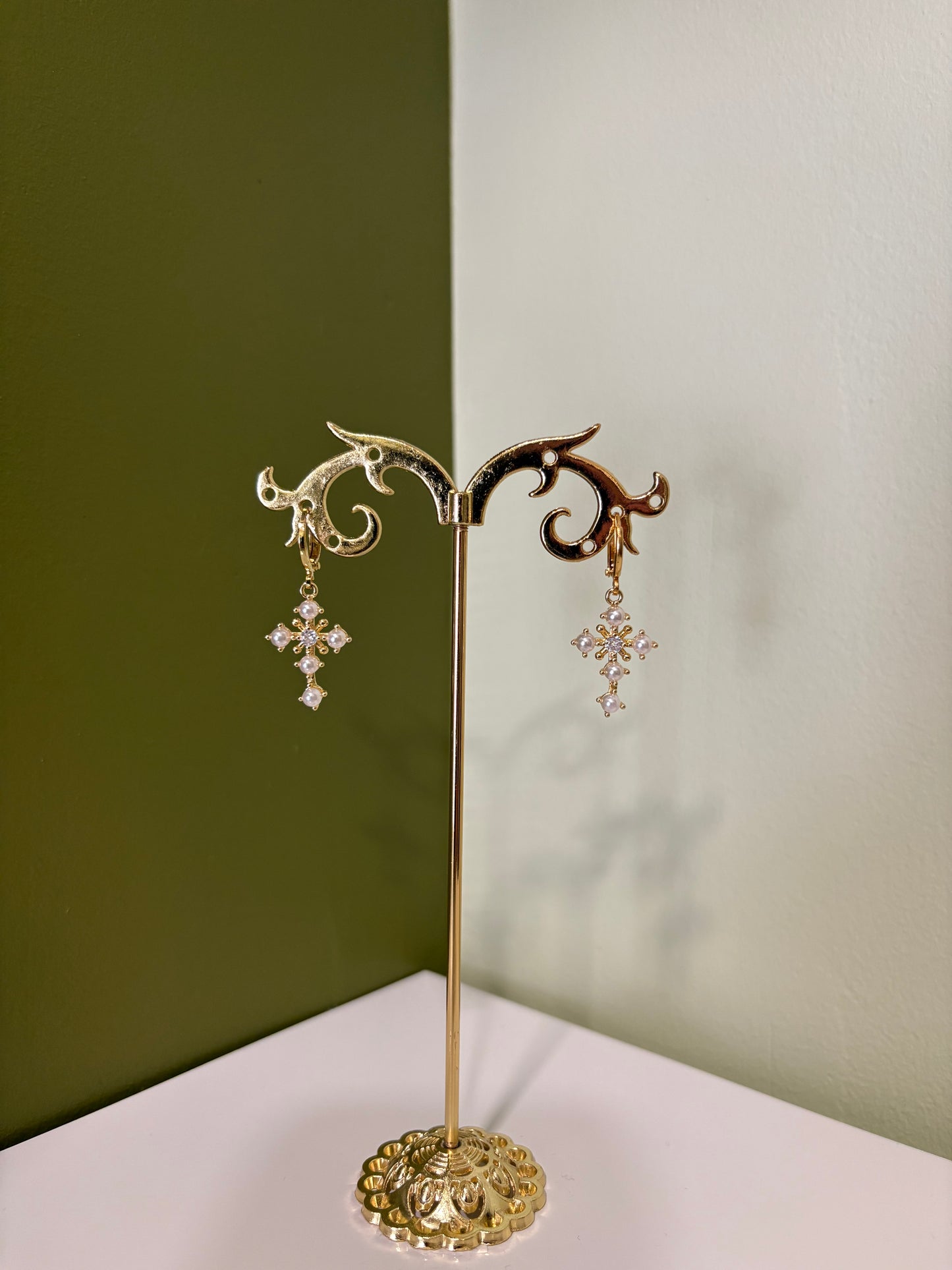 Boucles D’oreilles Croix - Coco Loizo