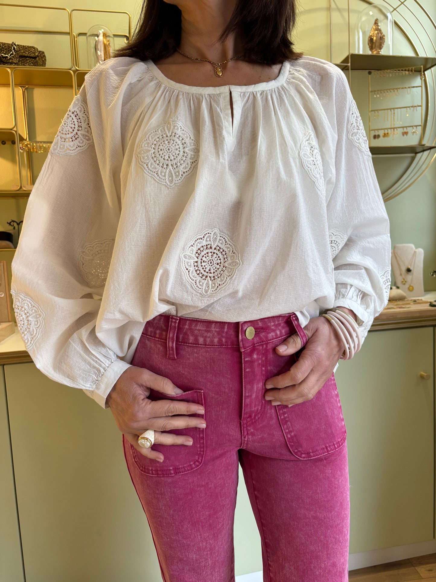 Pantalon Sonny - Framboise - La Petite Étoile