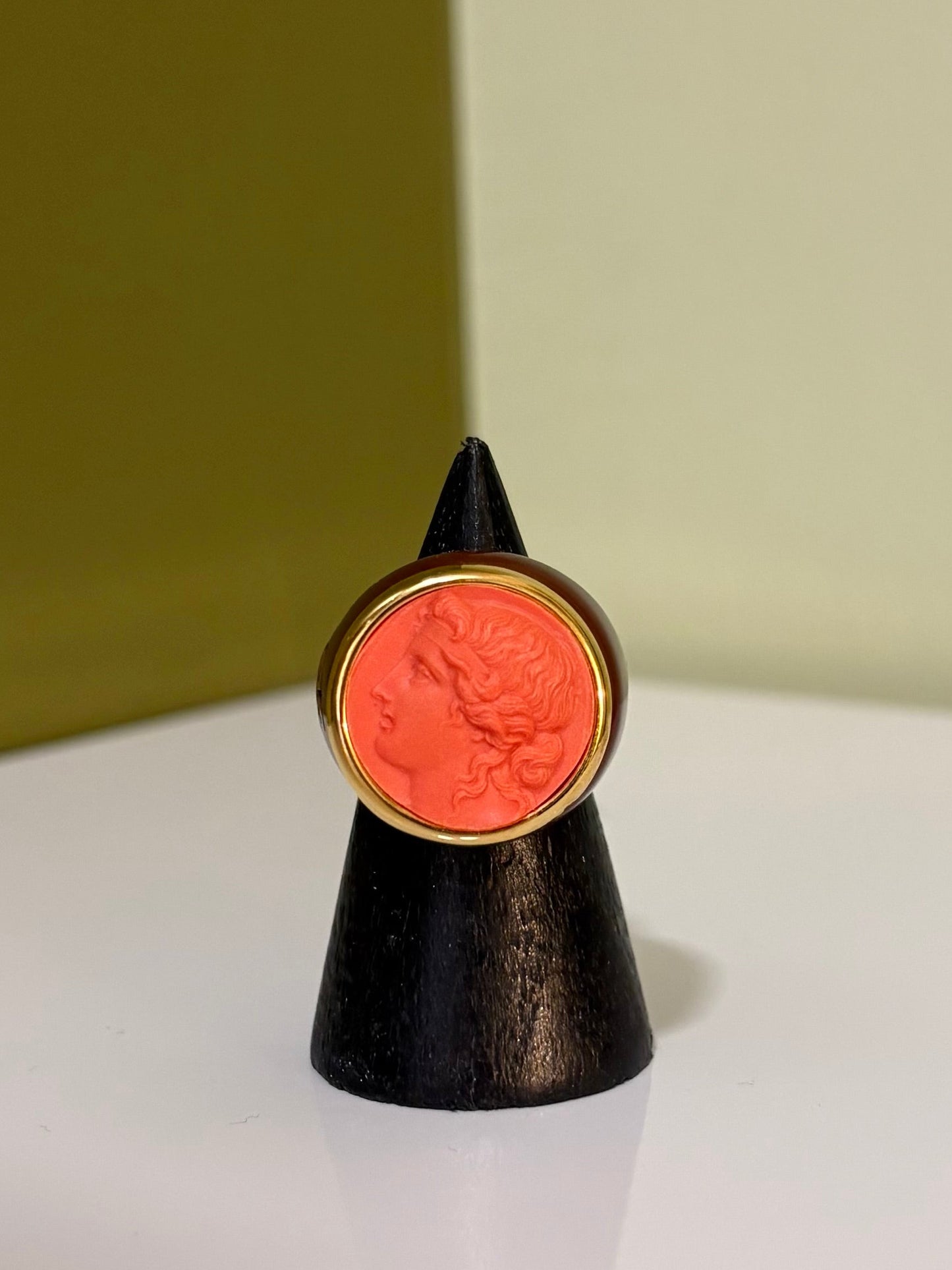 Bague Pollux - Orange - Grand Tour Collection