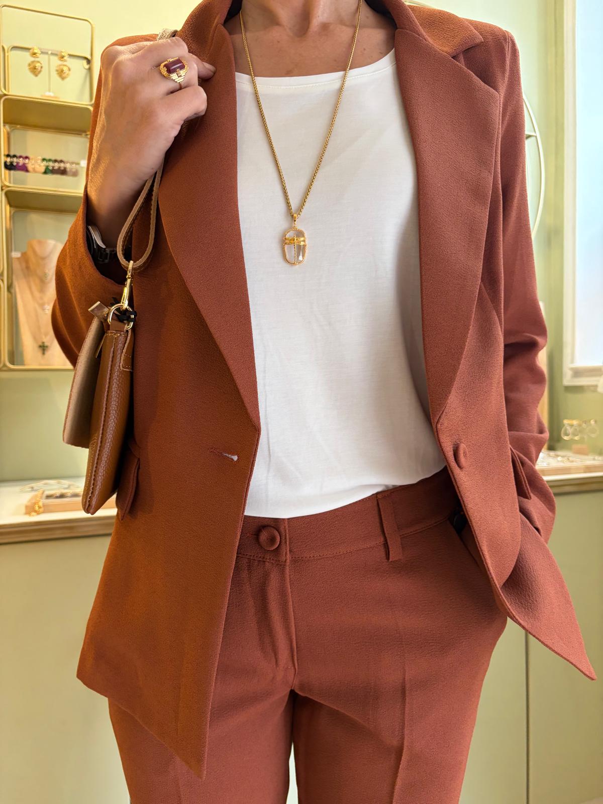 Blazer Oversize Élina - Cannelle - Pako Litto