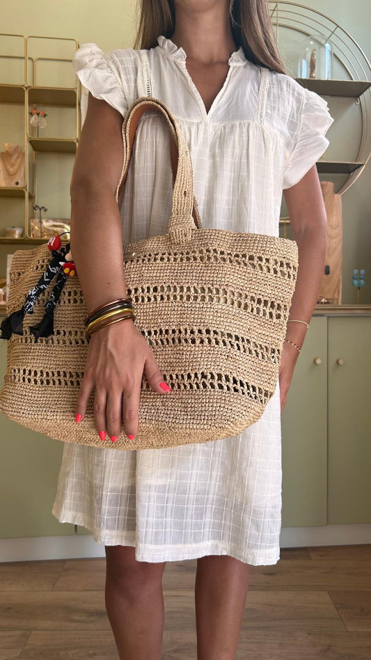 Sac Caboa - Écru - Le Voyage en Panier