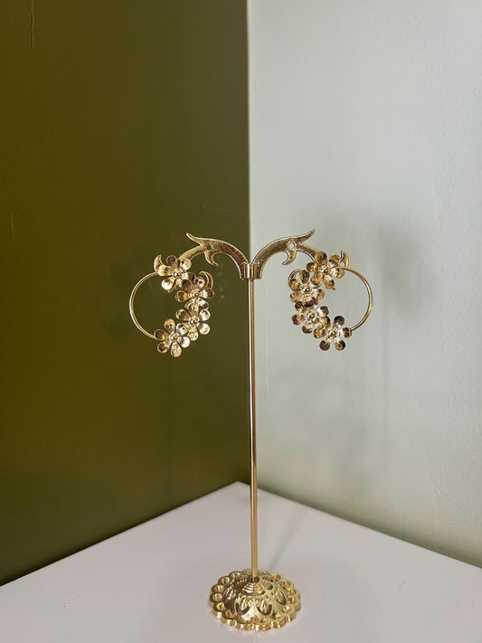 Boucles d'Oreilles Ophélie - Laiton - Les Petites Pampilles