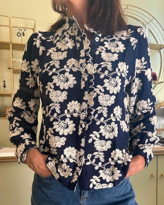 Blouse Brodée Boye - Bicolore - La Petite Etoile