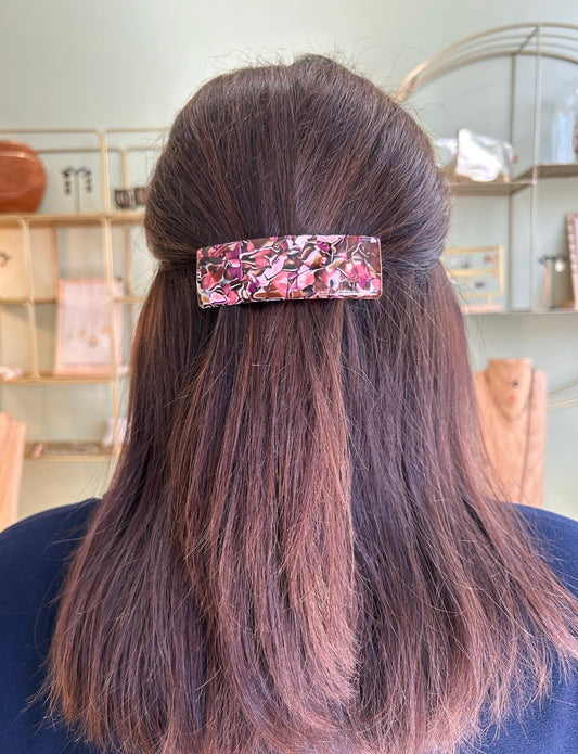 Barrette Coralie - Rose - Francine Bramli