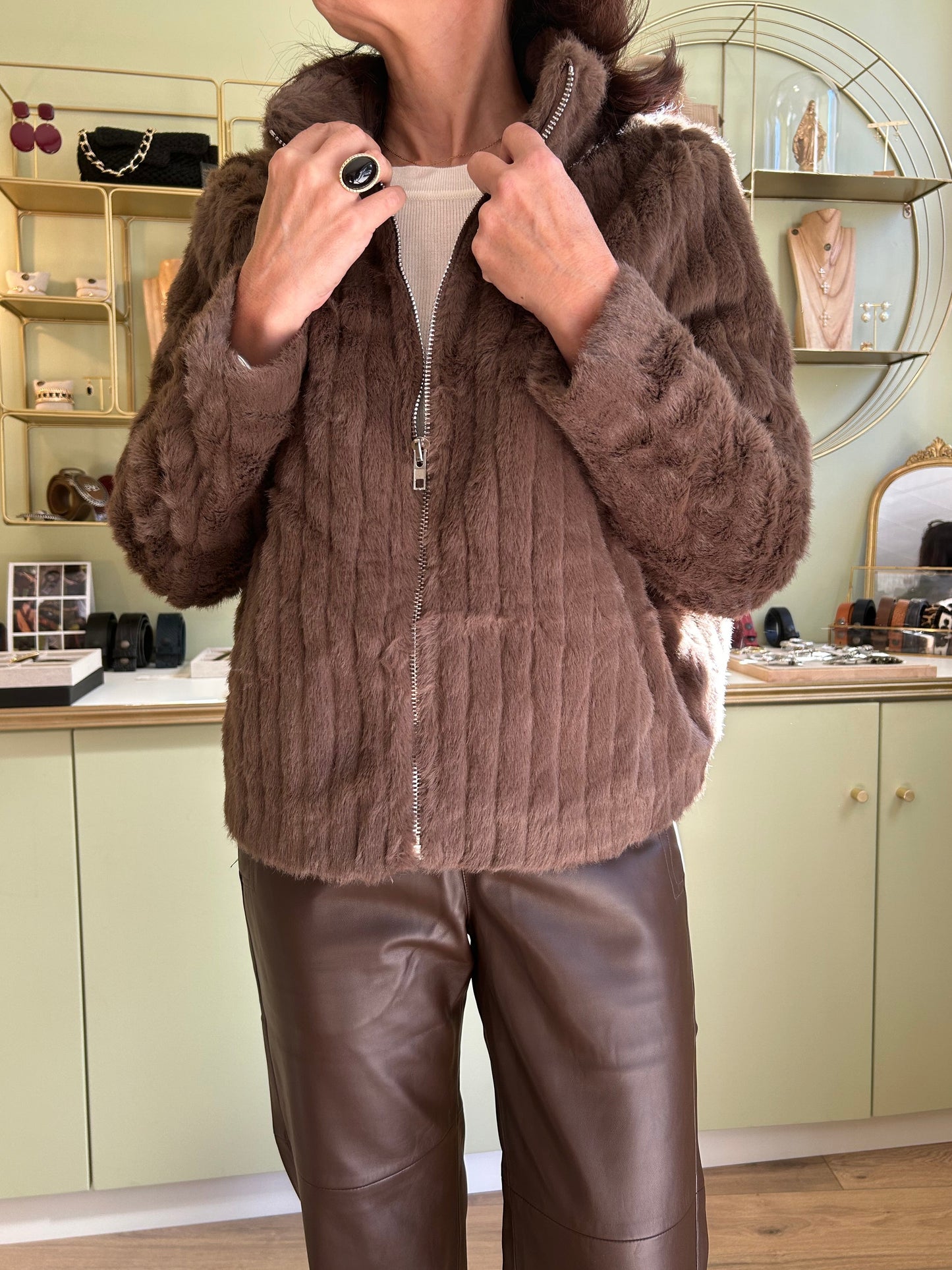 Veste Évangelina - Marron - ArtLove