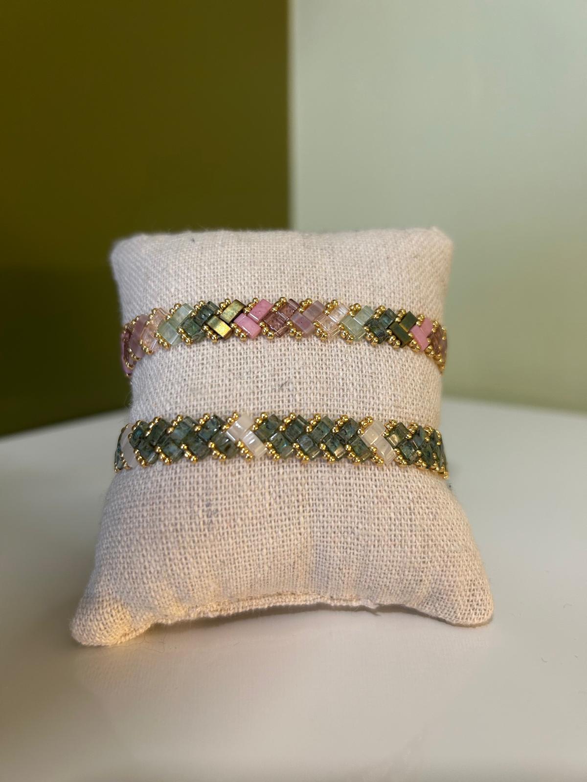Bracelet 1 Rang - Kaki - Princesse Soleil