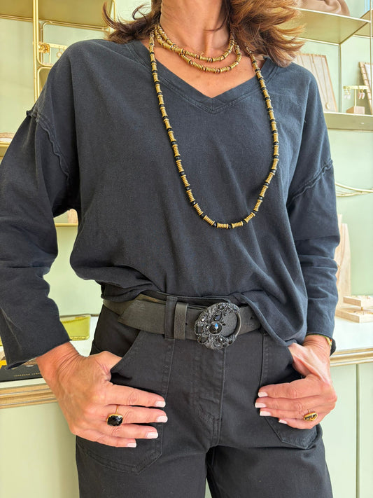 T-Shirt Voltaire - Noir - One Tee