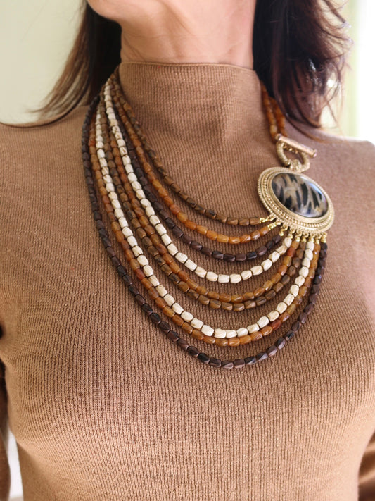 Collier MultiTours - Francine Bramli