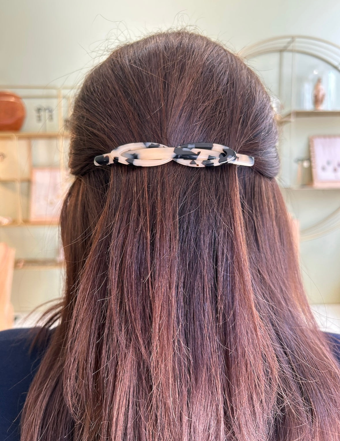 Barrette Jeanne - Écaille - Francine Bramli