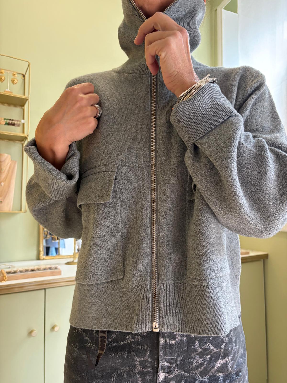 Veste Zippée Zhlindsay - Gris - Zhrill