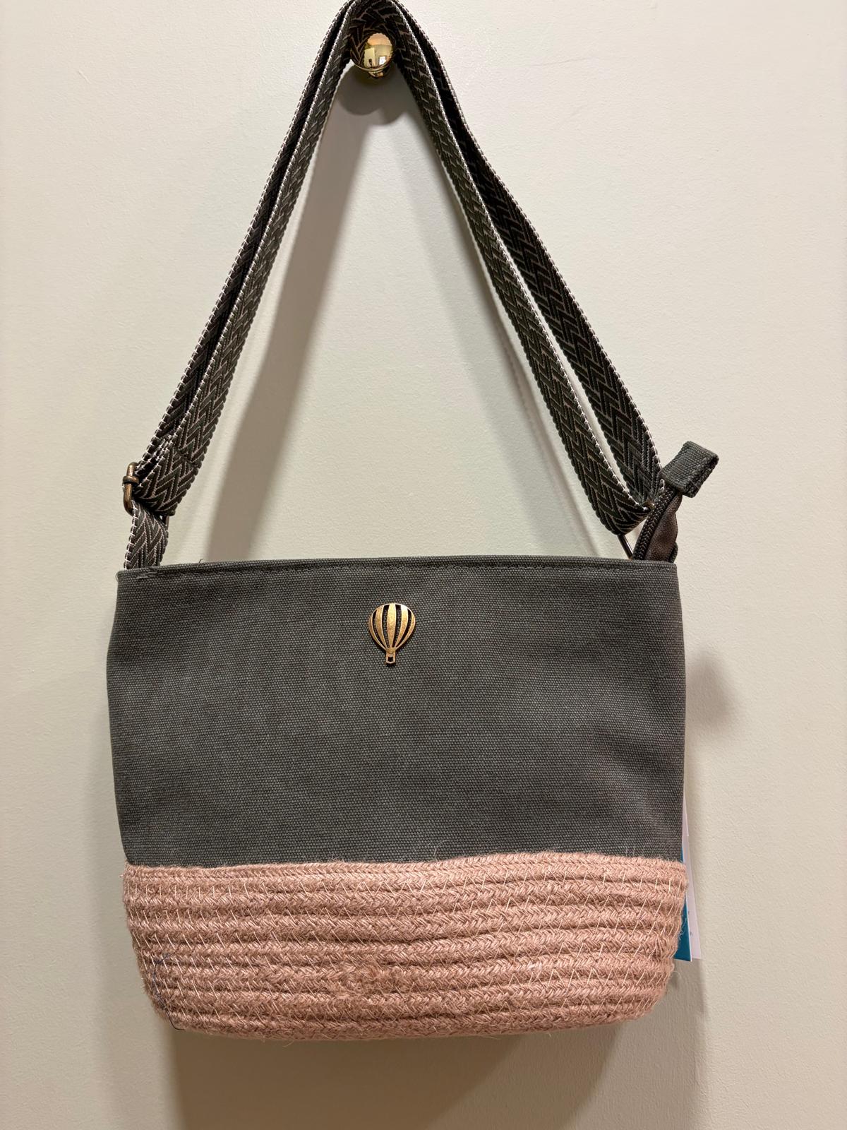 Sac Porté Travers Kaki - Caterina - Le Voyage en Panier