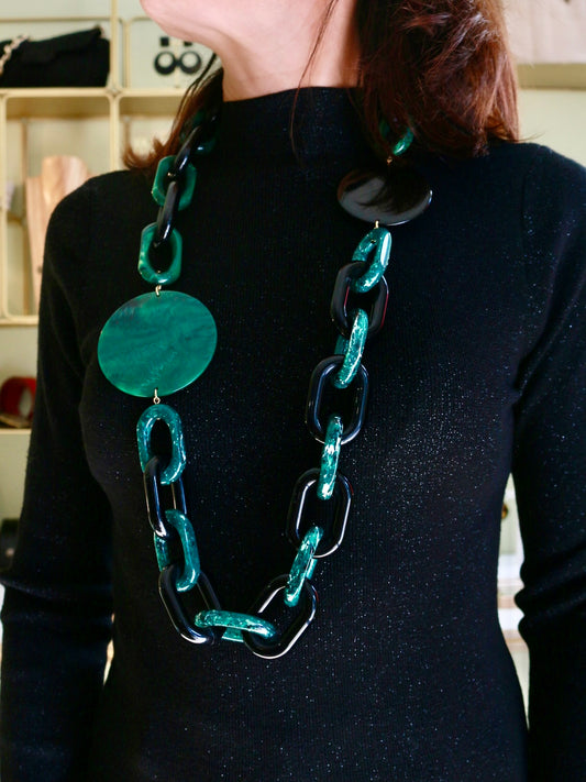 Sautoir DOLIA - Bicolore - Francine Bramli