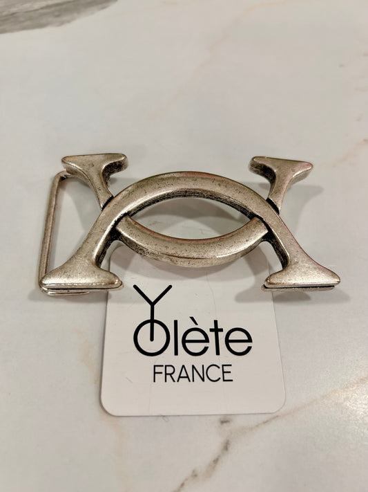 Boucle ceinture Yolète N56 - Silver