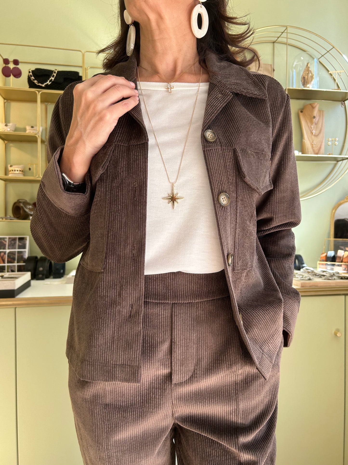 Veste Courte Denisa - Choco - Pako Litto