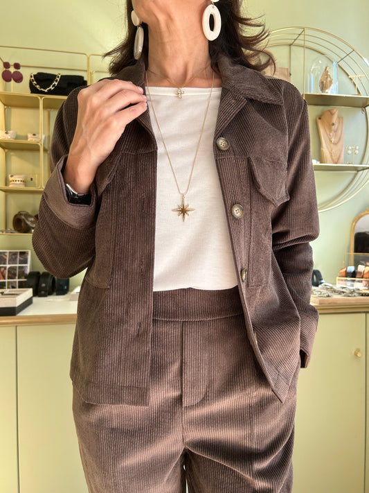 Veste Courte Denisa - Choco - Pako Litto