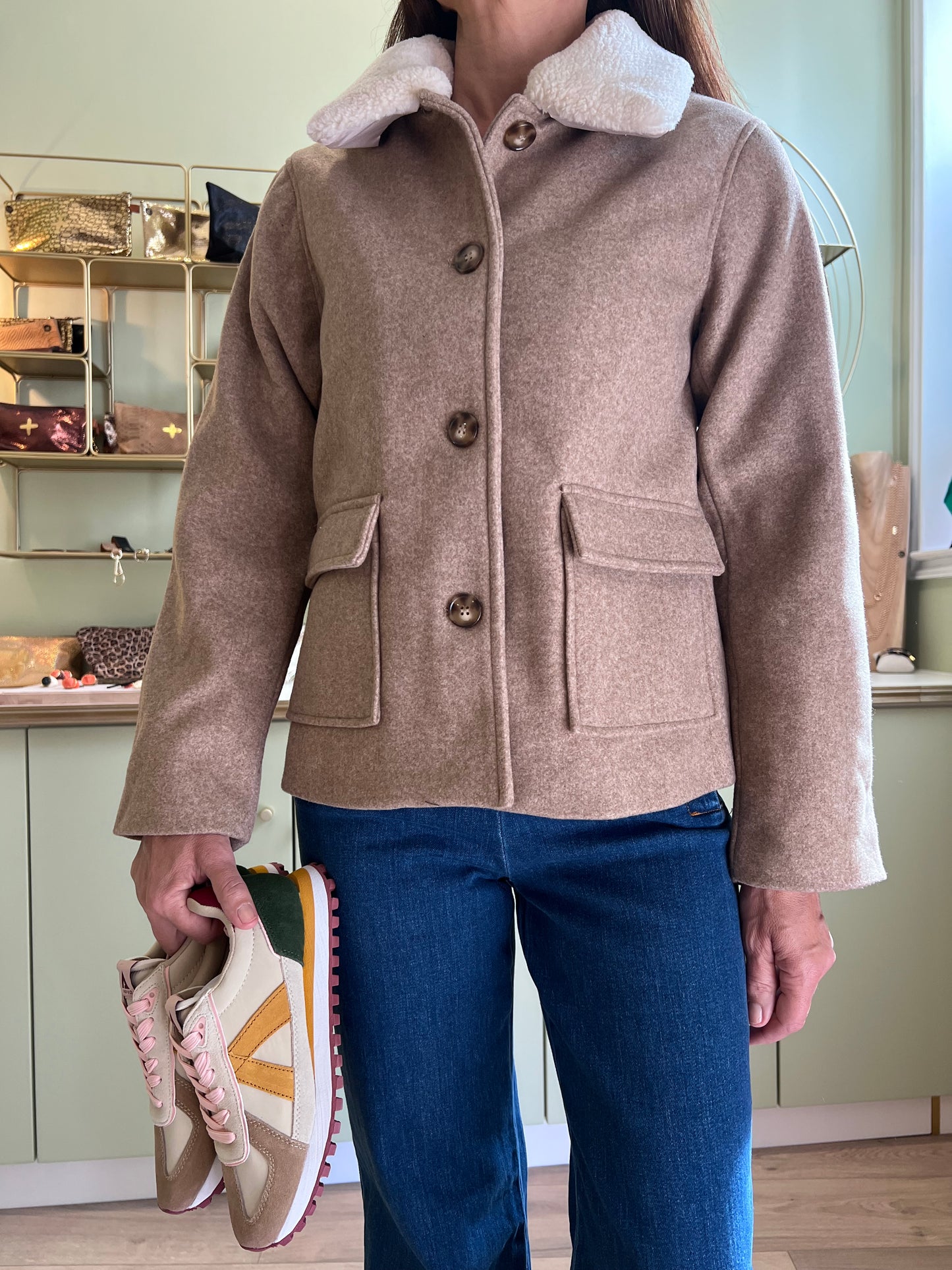Manteau Nattie - Beige - La Petite Étoile