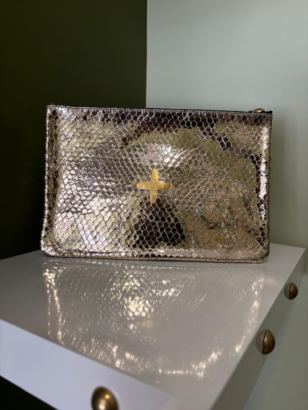 Pochette Love - Bubble Dorée - Isabelle Varin