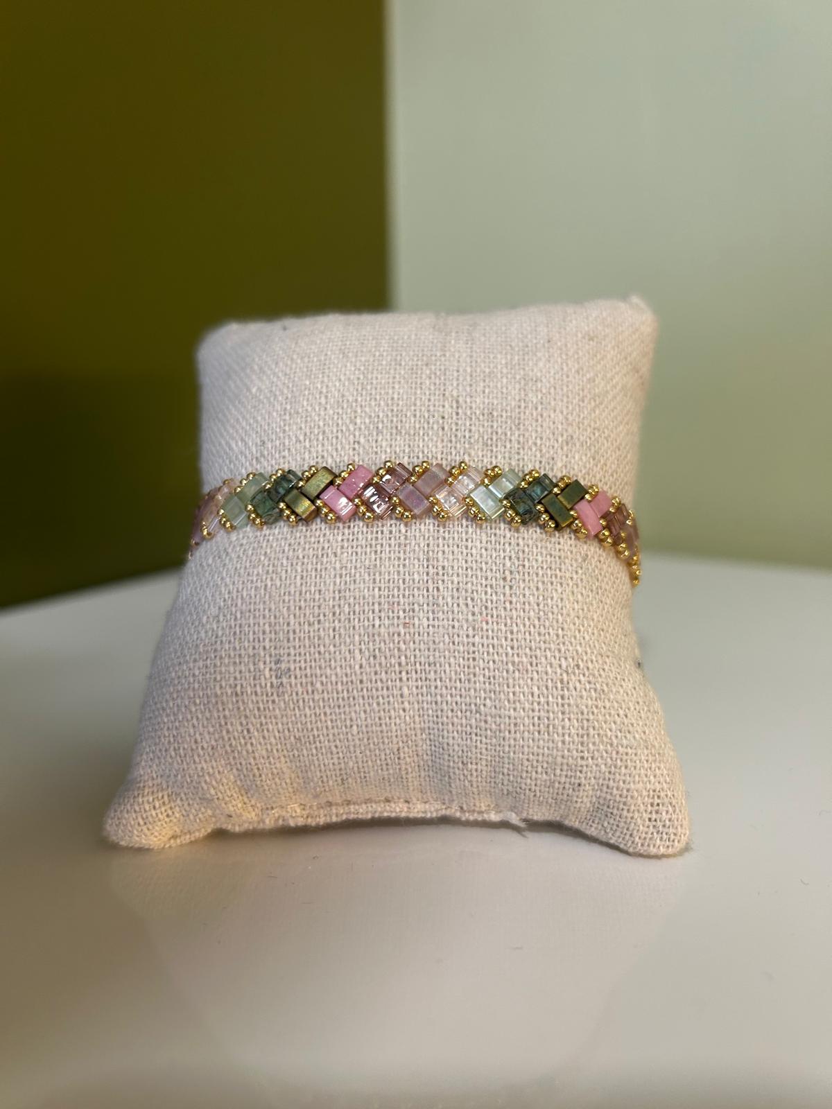 Bracelet 1 Rang - Kaki - Princesse Soleil