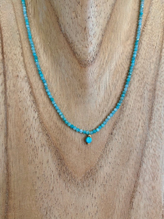 Ras de cou Turquoise - Coco Loizo