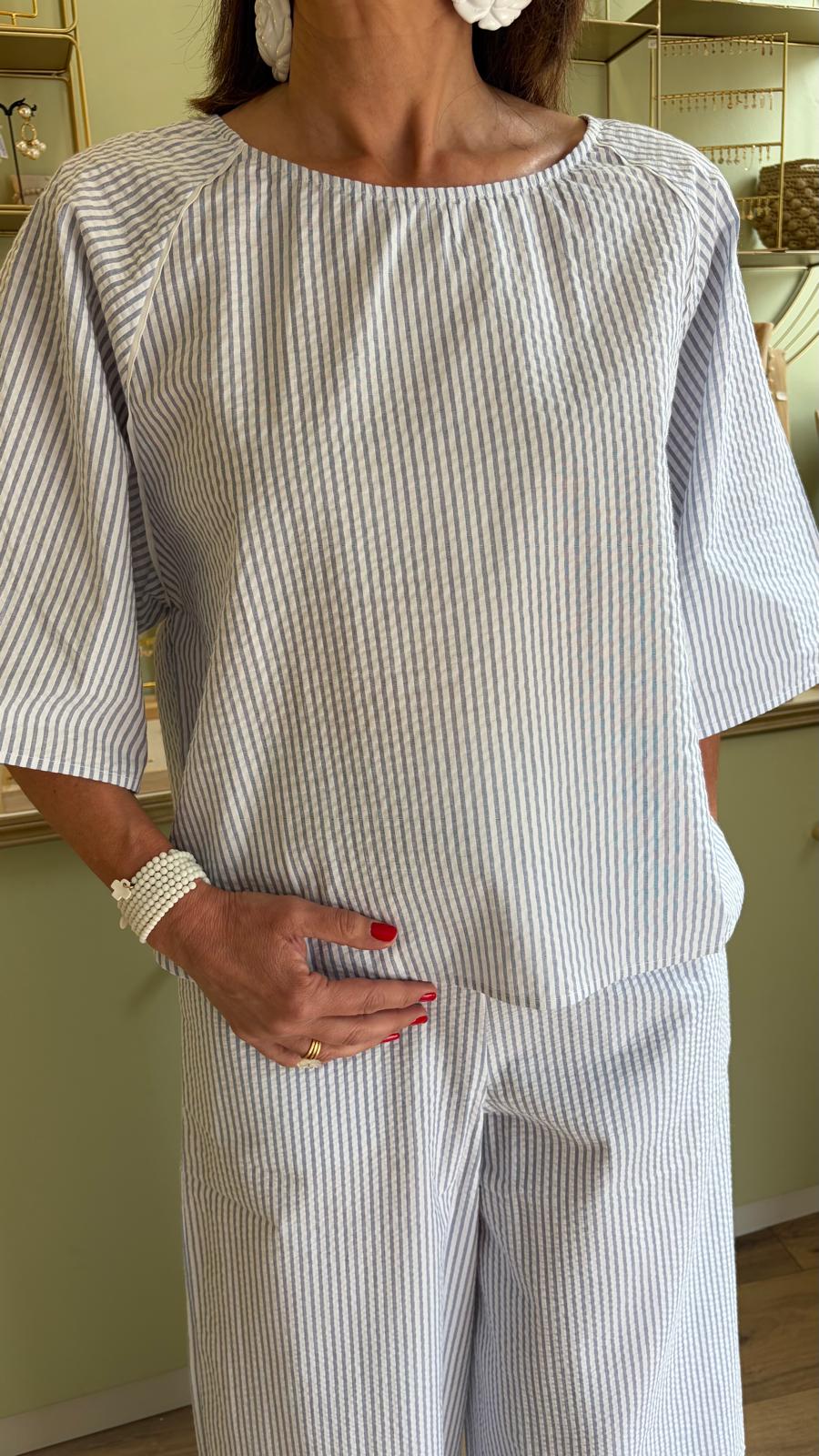 Blouse Large Louisa - Rayé - Zilch
