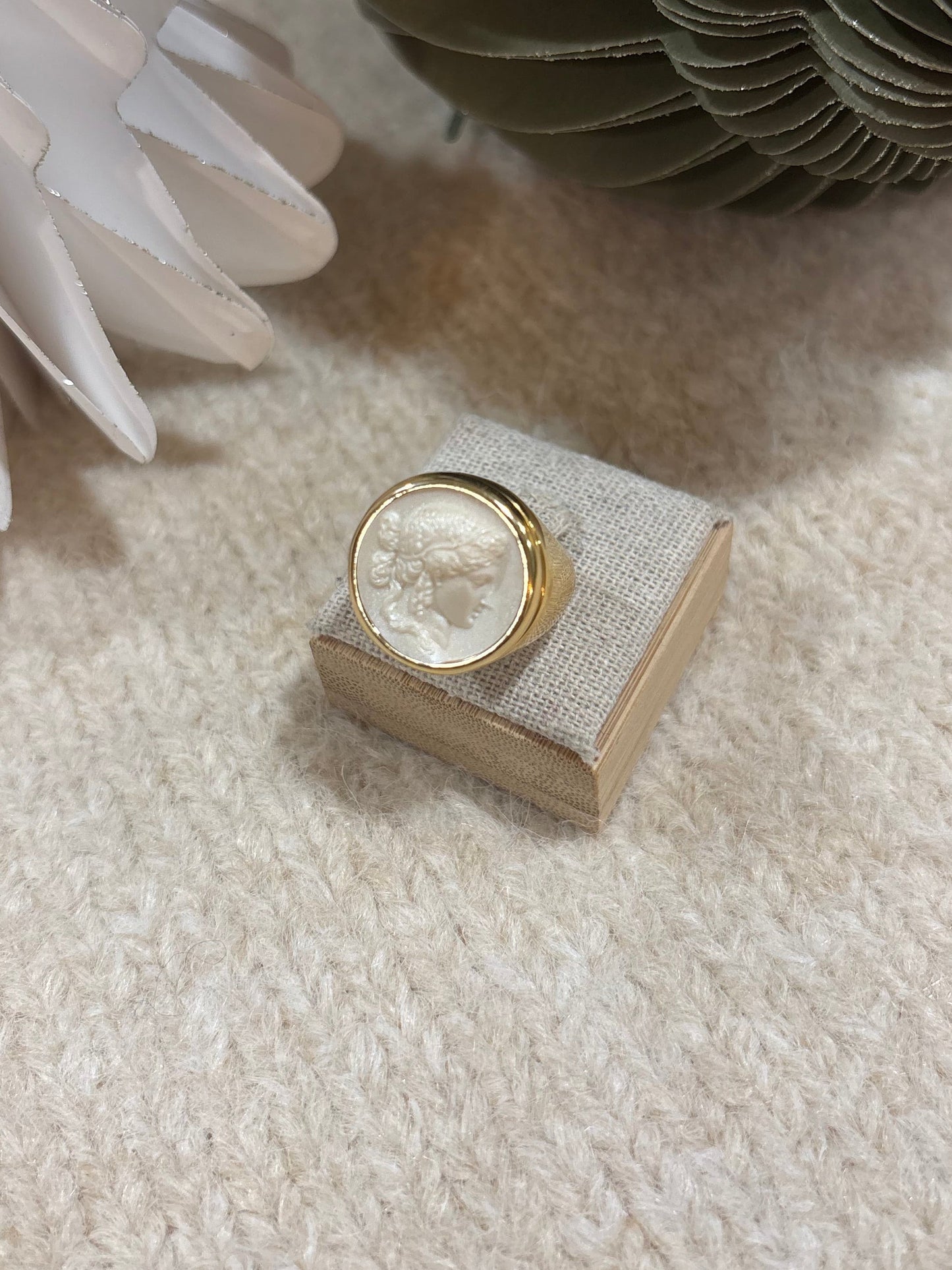 Bague Luxury Dionysos - Ivoire - Grand Tour Collection