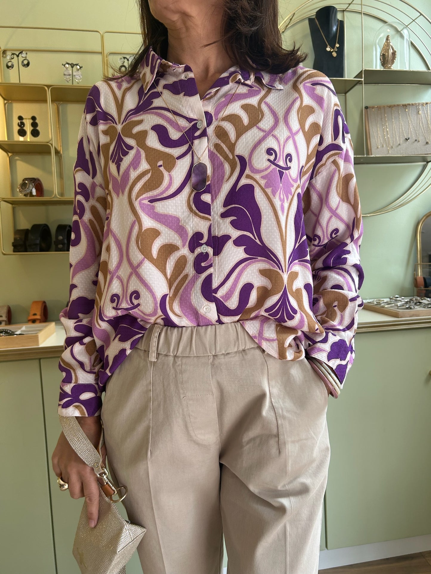 Chemisier Claria - Violet - La Petite Étoile