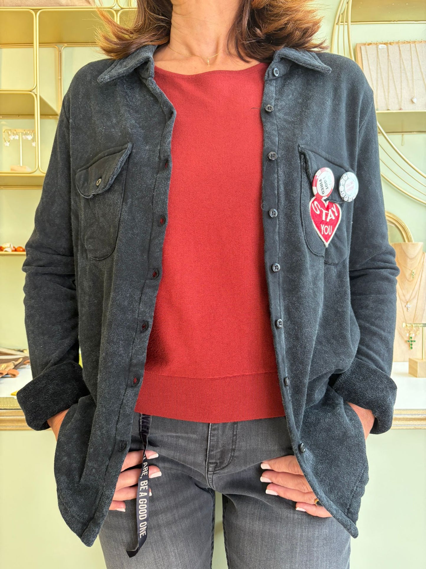 Chemise Tess - Noire - One Tee