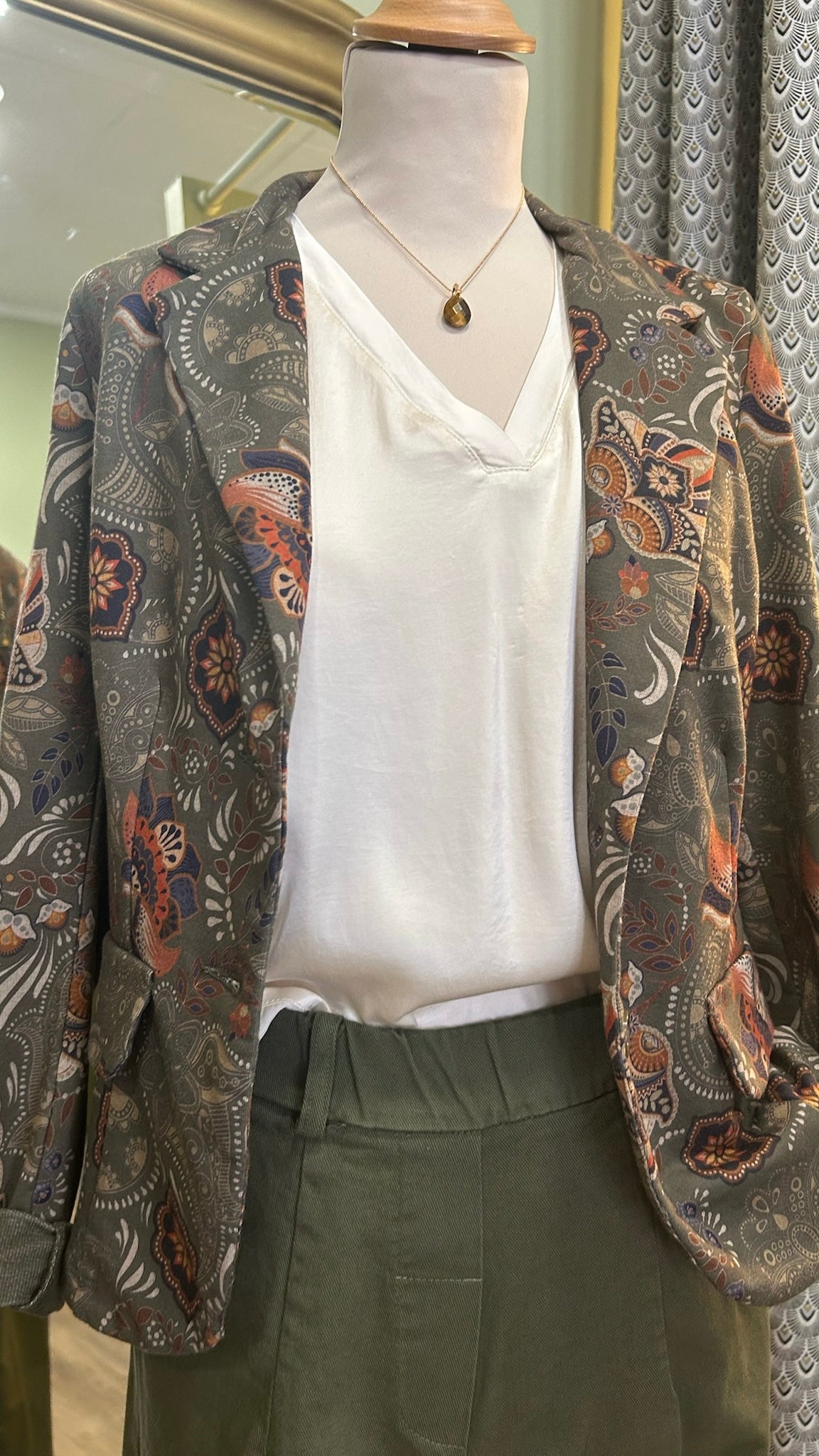 Blazer Salvador - Kaki Baroque - Pako Litto