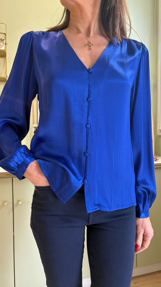 Blouse Bianca - Bleue - La Petite Étoile