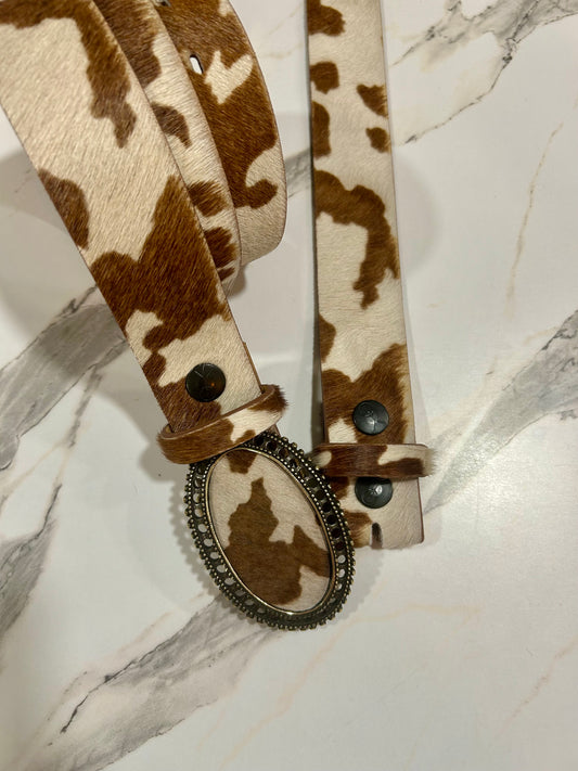 Boucle Yolète  Cow Boy- 40 mm