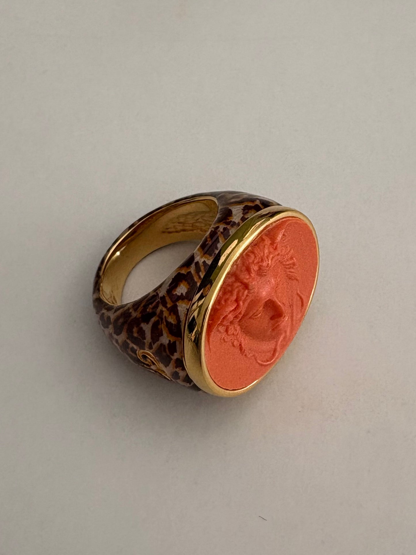 Bague Médusa Orange - Grand Tour