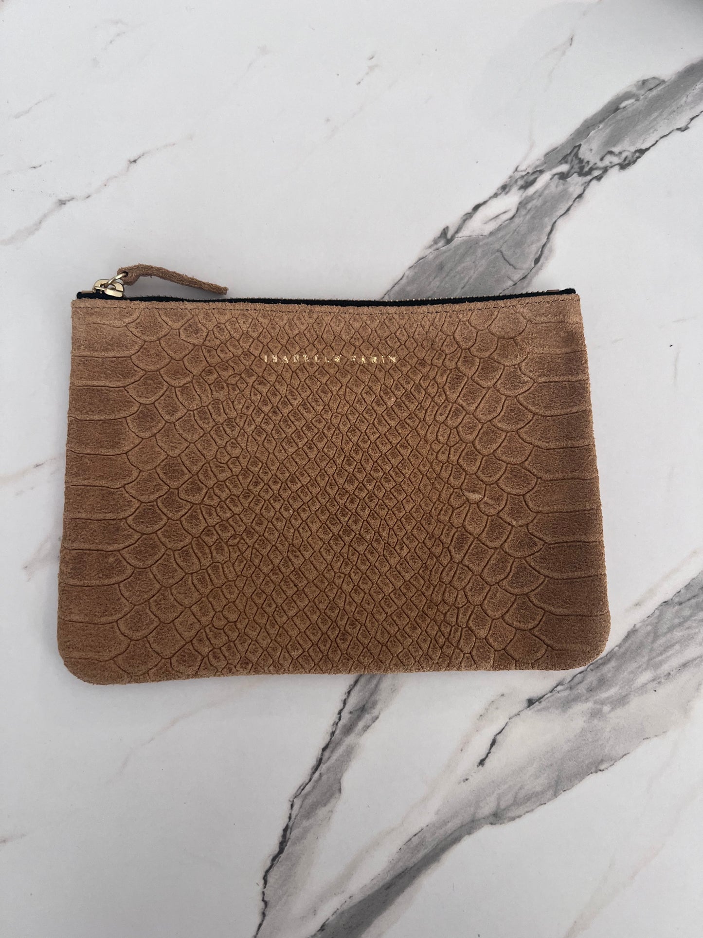 Porte Monnaie Star - Croco Camel