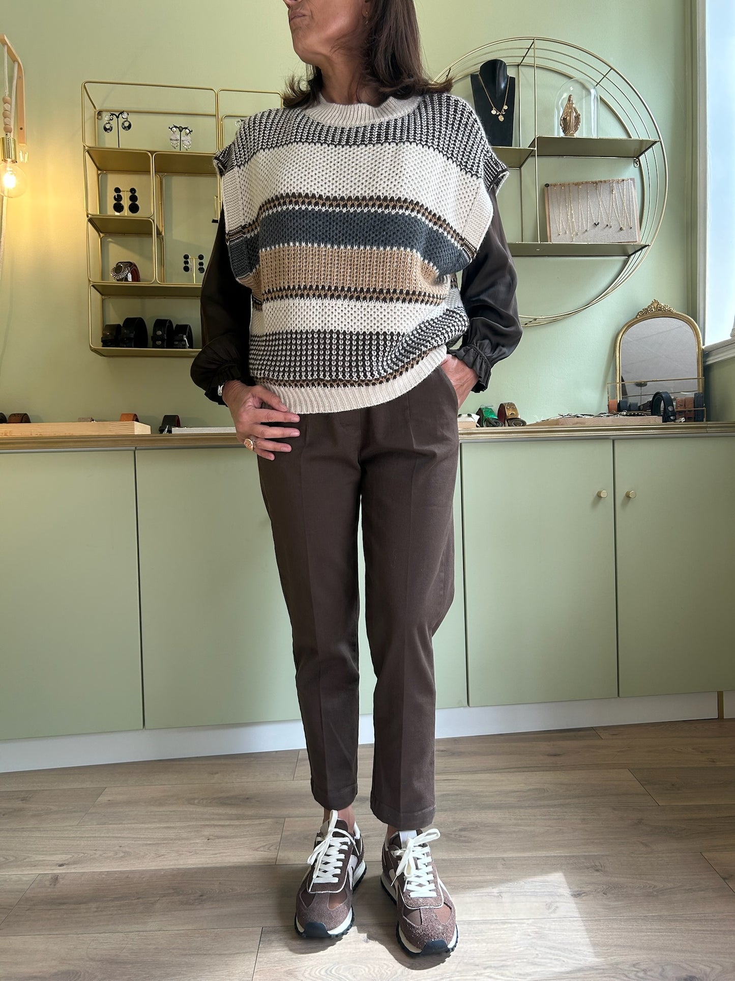 Chino 7/8Ème Clint - Expresso - Pako Litto