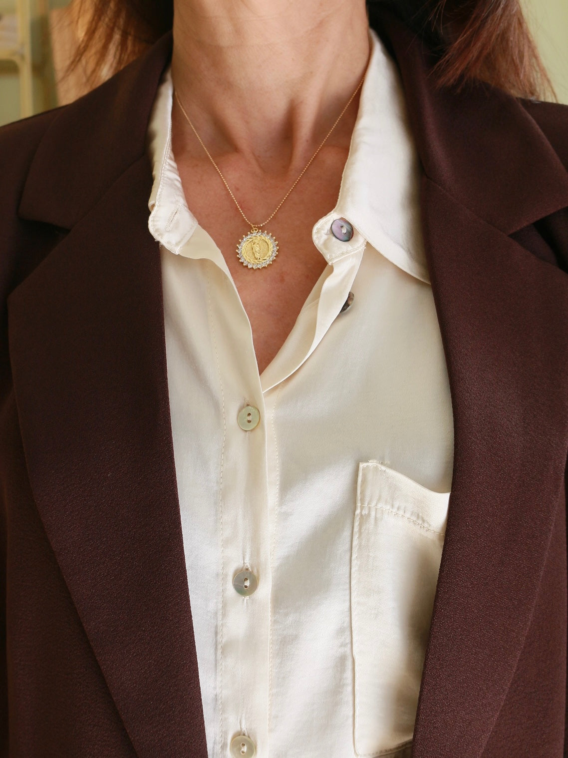 Sautoir Réglable Madone - Coco Loizo