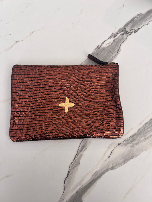 Porte Monnaie Star - Facette Marron