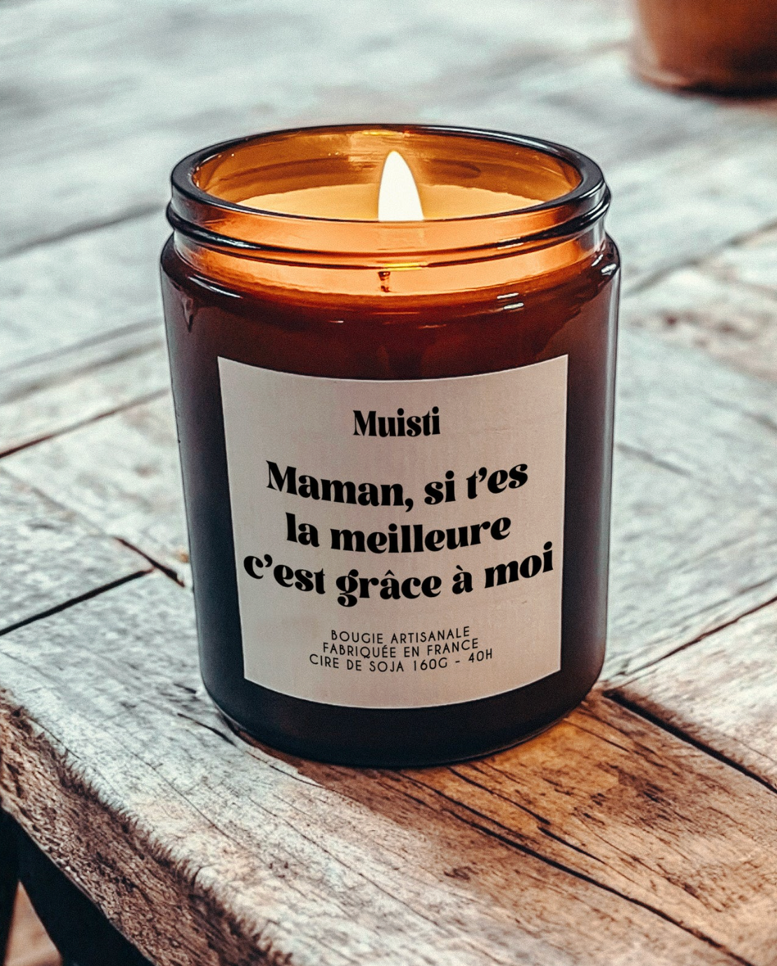 Bougie Parfumée - Maman, si t'es la meilleure - Muisti