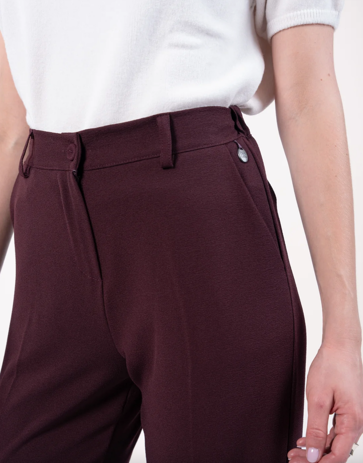 Pantalon Tailleur Eugène - Aubergine - Pako Litto