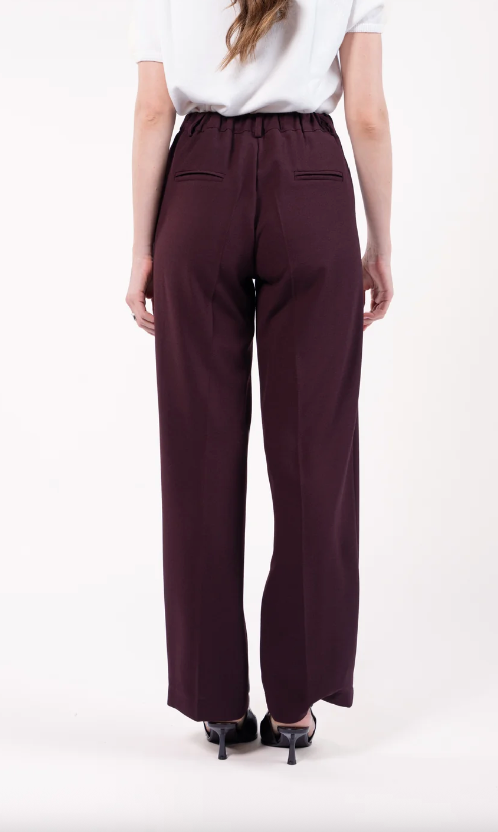 Pantalon Tailleur Eugène - Aubergine - Pako Litto
