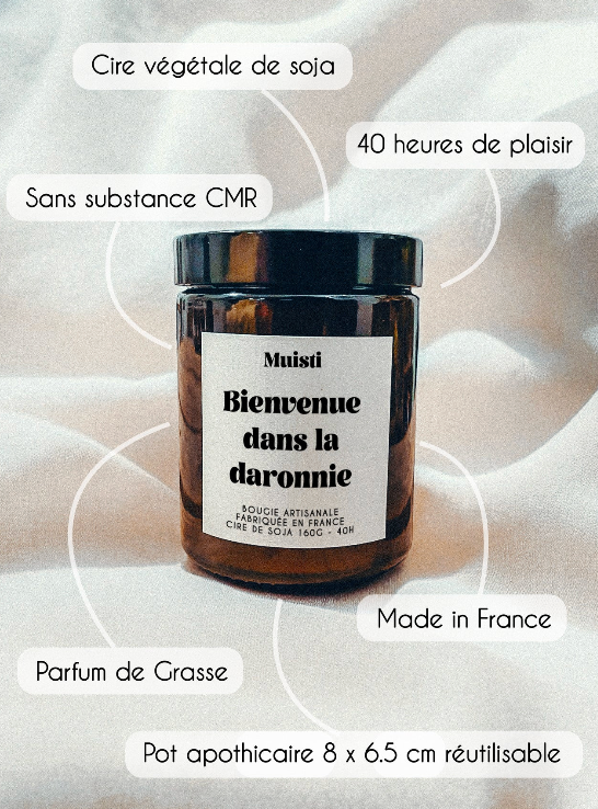 Bougie Parfumée - Bienvenue dans la daronnie - Muisti