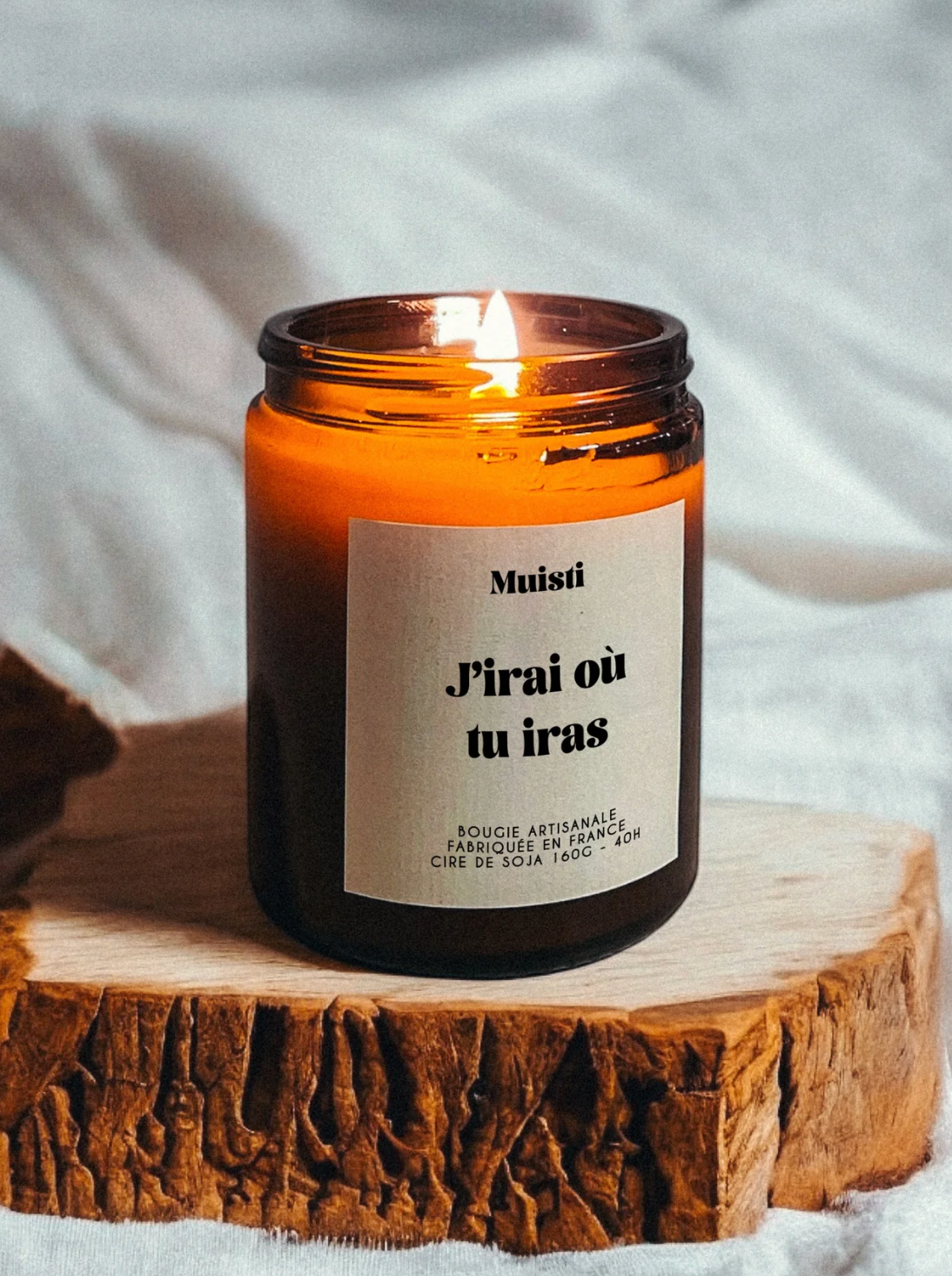 Bougie Parfumée - J'irai ou tu iras - Muisti