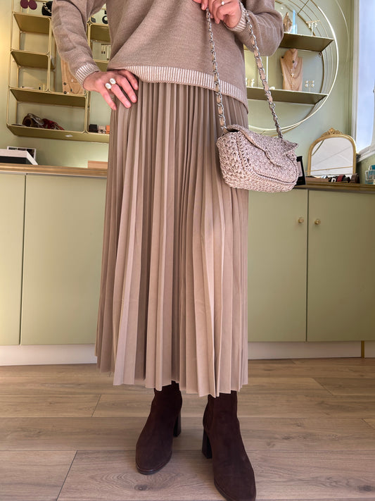 Jupe Eugénie - Taupe - ArtLove