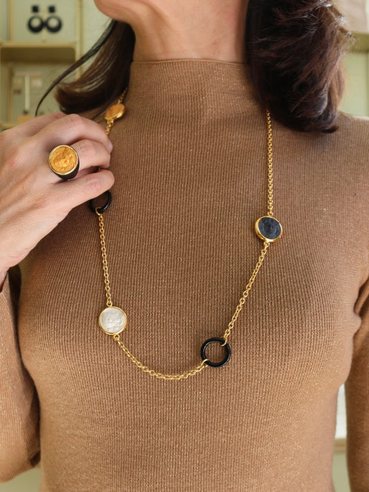 Sautoir 5 Têtes - Grand Tour