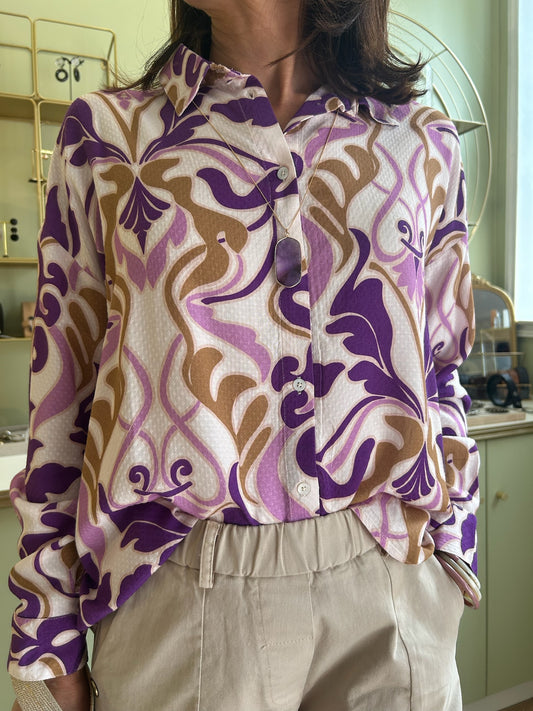 Chemisier Claria - Violet - La Petite Étoile