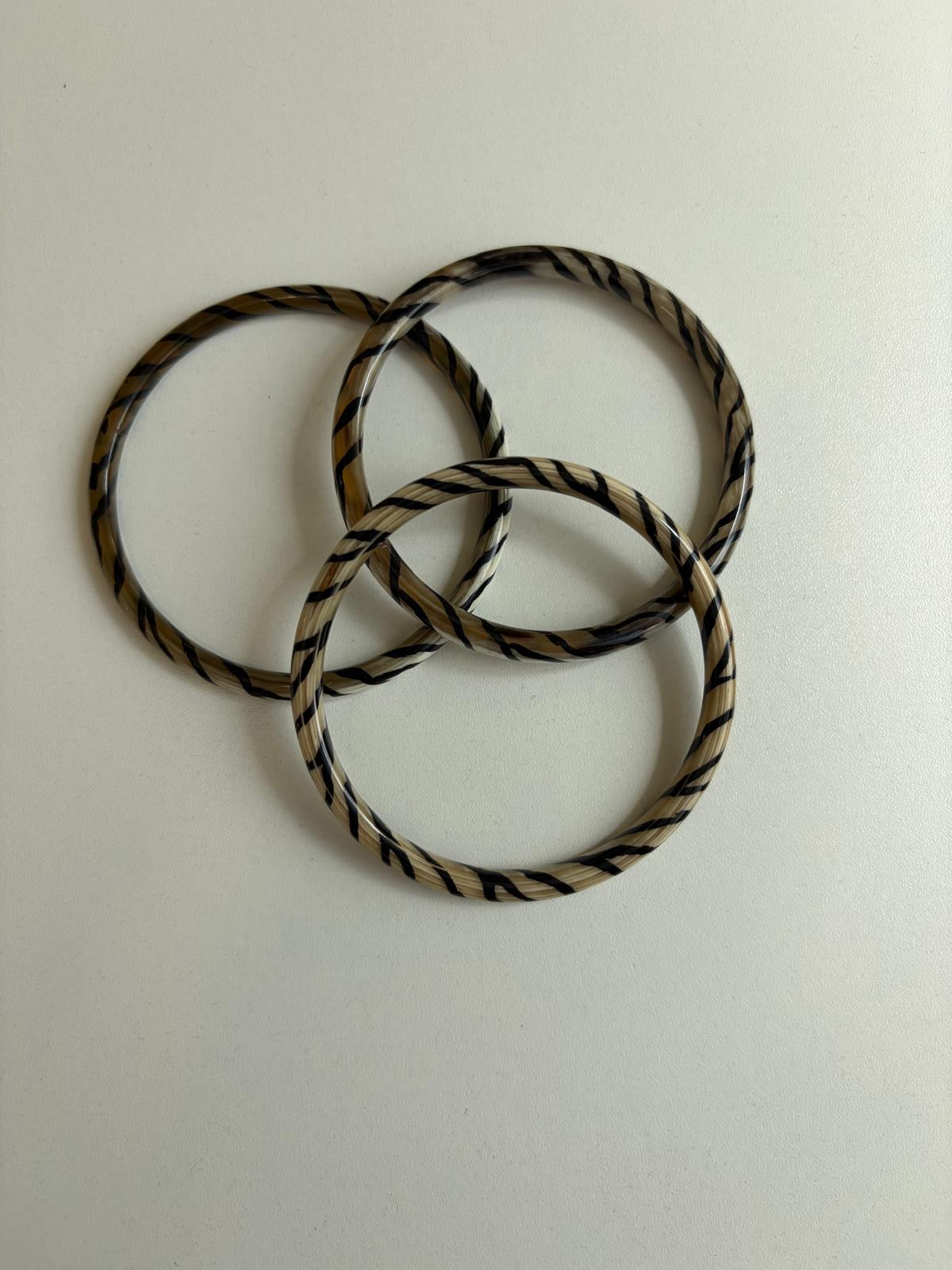 Lot Bracelet Corne - Zèbre - Thelma & Nina