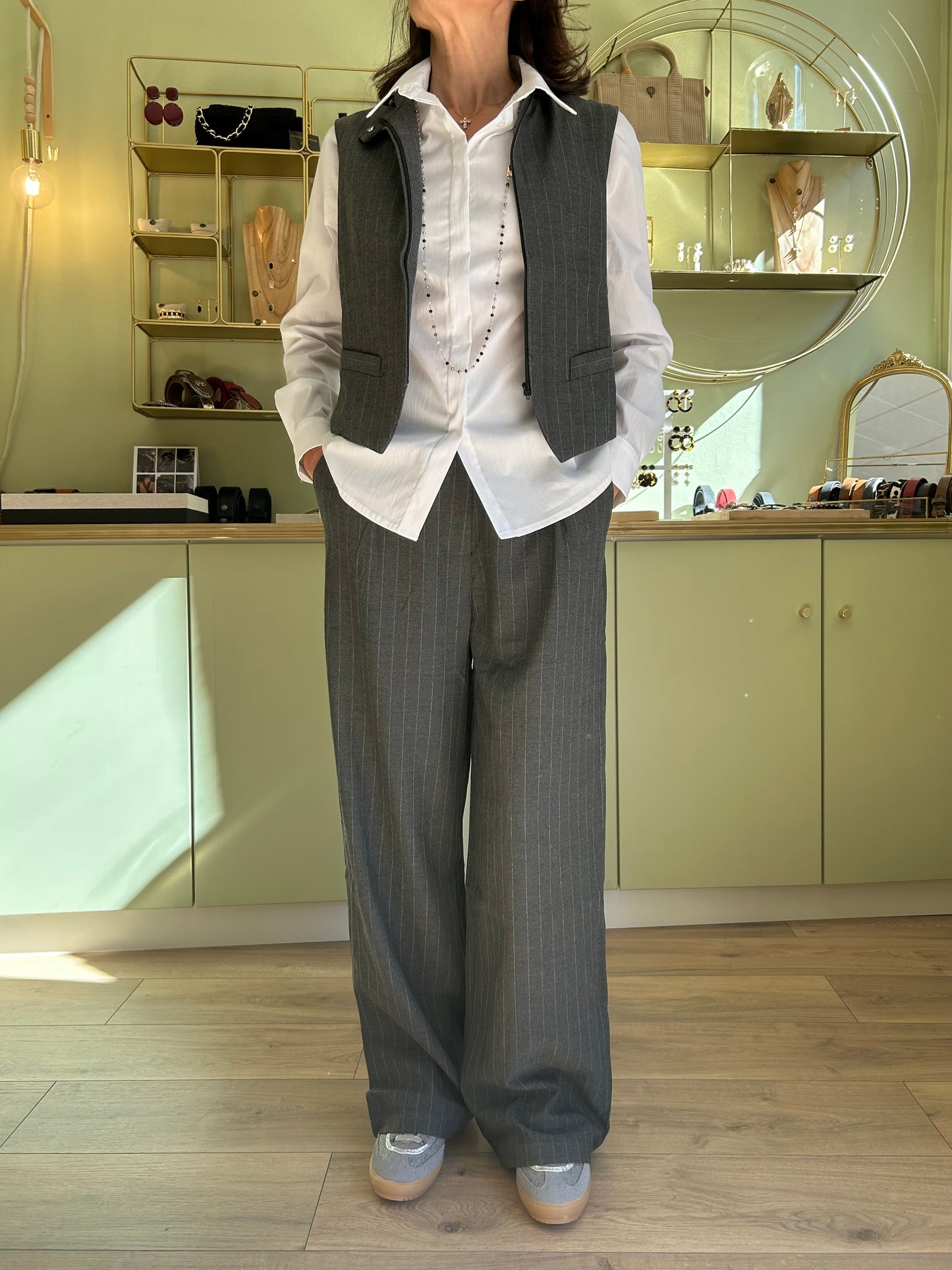 Pantalon Flamine - Gris - ArtLove