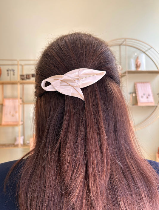 Barrette Aliya - Ivoire - Francine Bramli