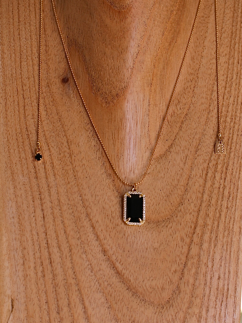 Sautoir Réglable Pierre Semi-Précieuses - Coco Loizo