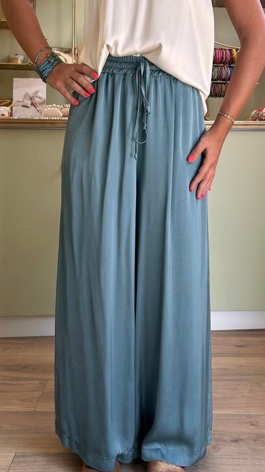Pantalon Ample 7/8 Aliot - Lagon - Pako Litto
