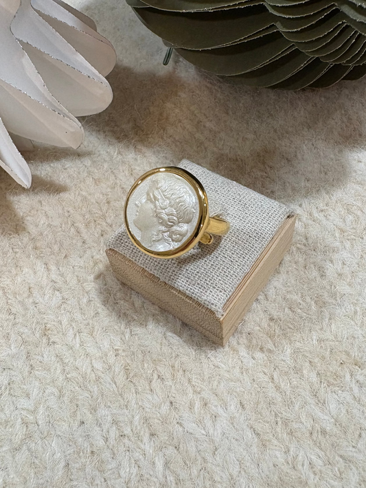 Bague Réglable Pollux Nacre - Grand Tour