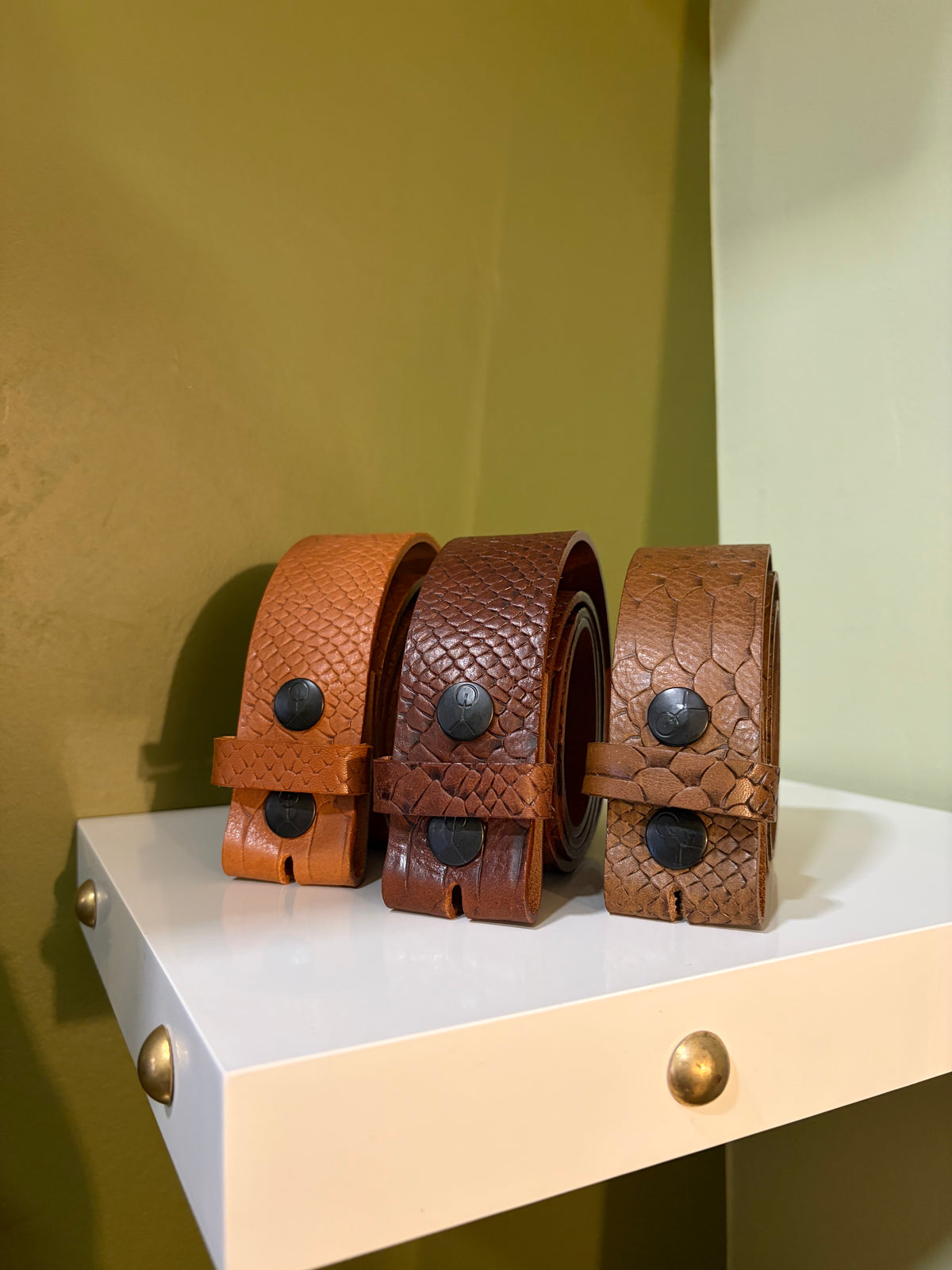 Cuir de Ceinture Python - 40mm - Yolète